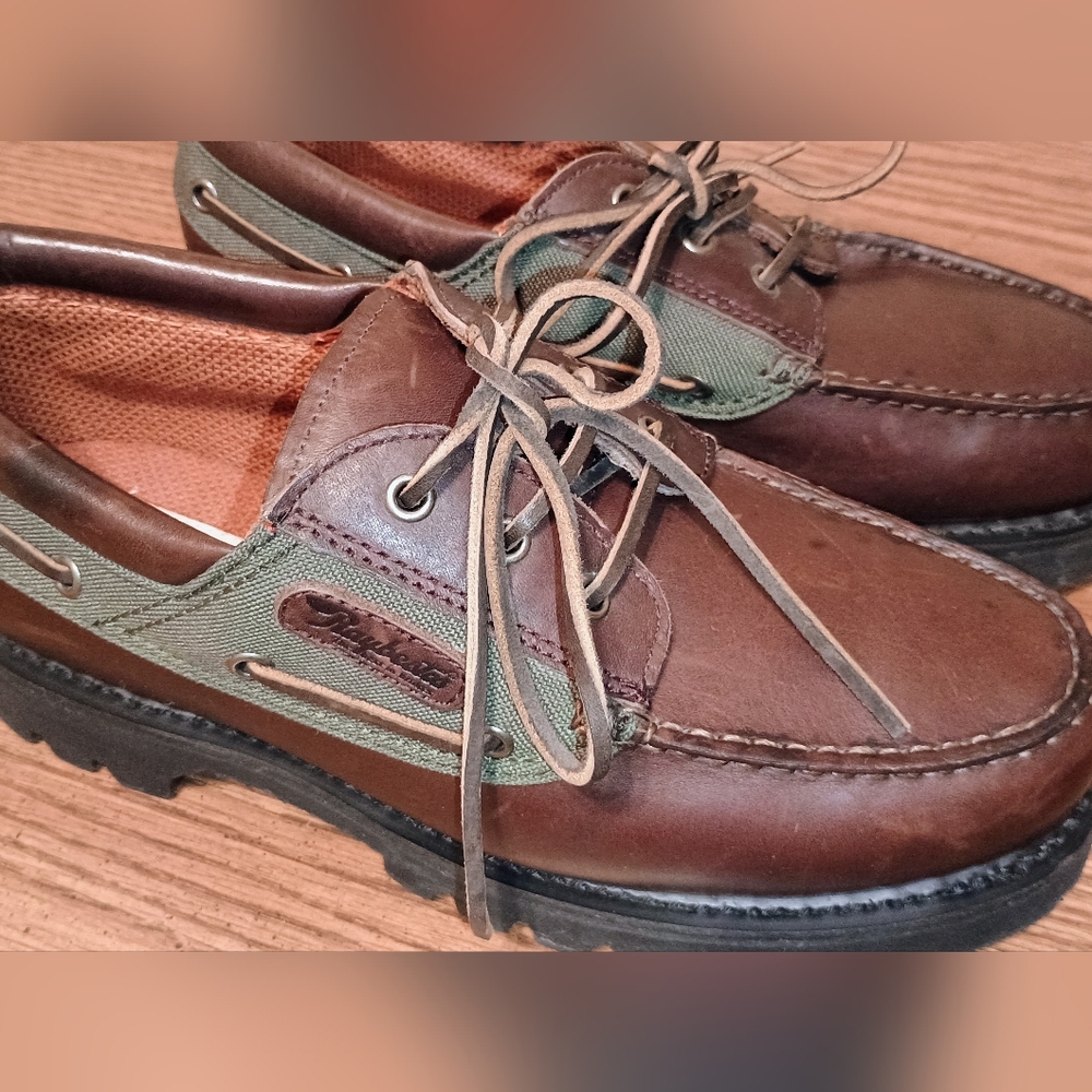 New Raybestos Sz 10 Oxford Moc Toe Slip Resistant Lace Up Work Shoes